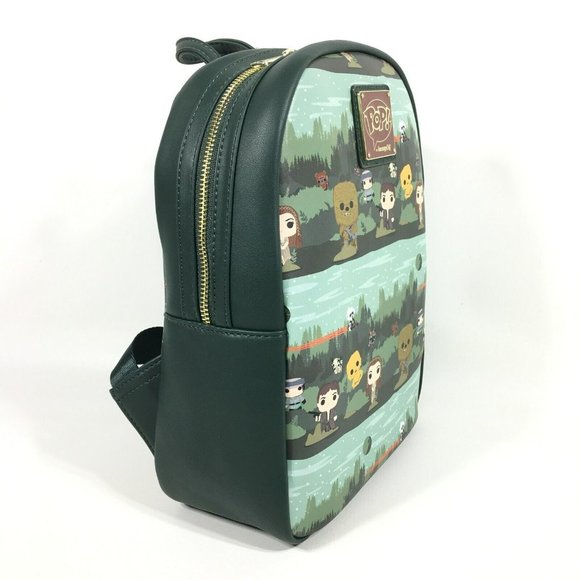 Loungefly POP Star Wars Hans Solo and Princess Leia Endor Forest Mini Backpack main image 6